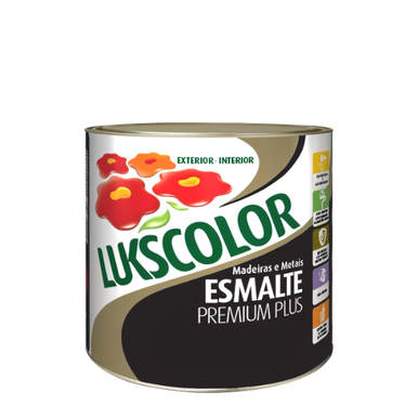 ESMALTE SINTÉTICO LUKSCOLOR BASE SOLVENTE ALTO BRILHO BRANCO 0.225L