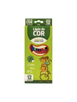 LAPIS DE COR GDE 4220 ECO SEXTAVADO - C/12 - PCT 6 - LEO E LEO