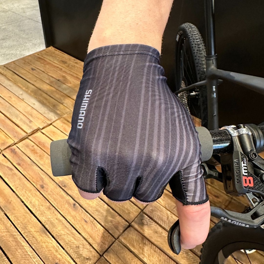 Luva Shimano Dedo Curto Escape Masculina Preta