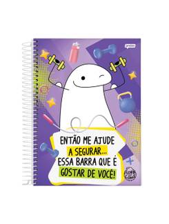CADERNO UNIV CAPA DURA 1X1 80FLS - FLORK - PCT 4 - JANDAIA