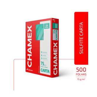 PAPEL CHAMEX 75G 500FLS - CARTA - CX 10 - CHAMEX