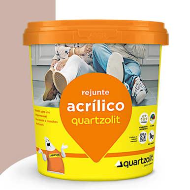 REJUNTE ACRÍLICO QUARTZOLIT MARROM TABACO 1.0KG