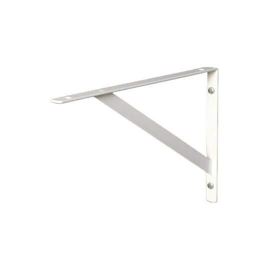SUPORTE PARA PRATELEIRA PV FLEX (Par) Linha: Leve. Acabamento: Branco. 093 x 140 mm - Ref: 253