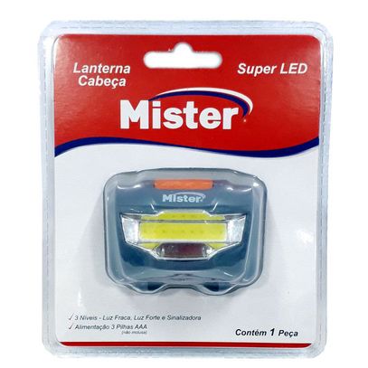 LANTERNA CABECA SUPER LED MISTER