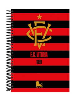 CADERNO UNIV CAPA DURA 10X1 160FLS - EC VITORIA / 6531 - UN - BAHIA ARTES