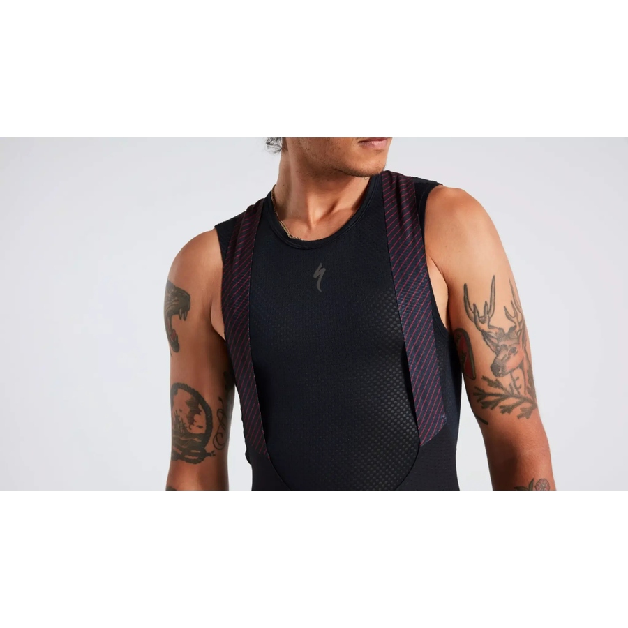 Bretelle Specialized Team SL Masculino Preto e Vermelho