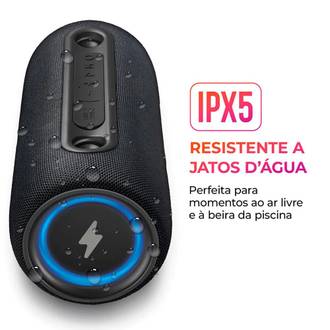 CAIXA DE SOM BT 40W SPEAKER - AWS-SP-04-LB - PRETO - UN - AIWA