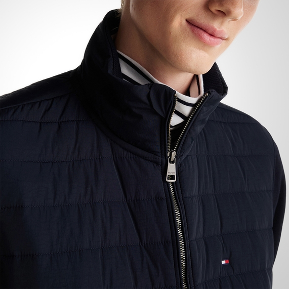 JAQUETA TOMMY HILFIGER MACULINA NYLON MARINHO