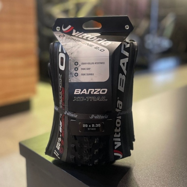 Pneu MTB Vittoria Barzo XCR TNT Tubeless  Preto e Cinza
