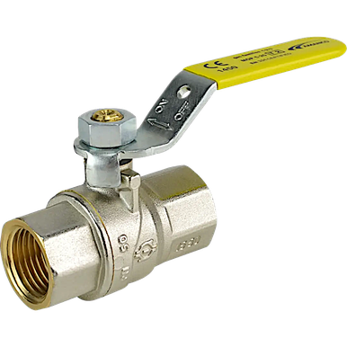 VÁLVULA ESFERA AMANCO GÁS FÊMEA/FÊMEA (ALAVANCA) 1/2