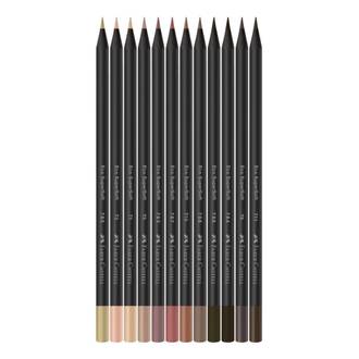 LAPIS DE COR SUPERSOFT 210713 - TONS DE PELE - C/12 - UN - FABER