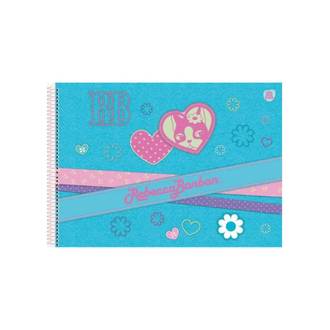 CADERNO DESENHO CAPA DURA 60FLS - ESPIRAL - REBECCA BOMBOM - UN - ANIMATIVA