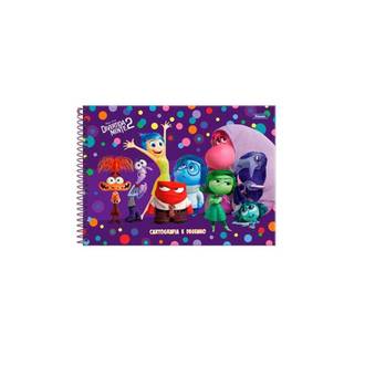 CADERNO DESENHO CAPA DURA 80FLS - ESPIRAL - DIVERTIDA MENTE - UN - FORONI