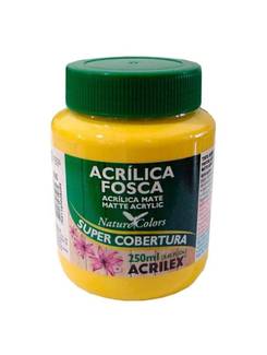 TINTA ACRILICA FOSCA 250ML  - AMARELO OURO - UN - ACRILEX