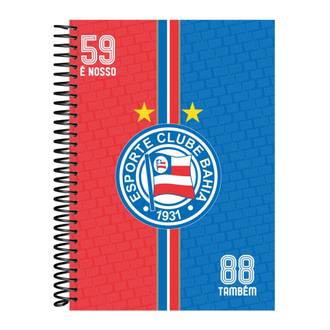 CADERNO UNIV CAPA DURA 10X1 160FLS - EC BAHIA / 6519 - UN - BAHIA ARTES