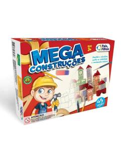 MEGA CONSTRUCOES MADEIRA 7394 - 45 PCS - UN - PAIS E FILHOS