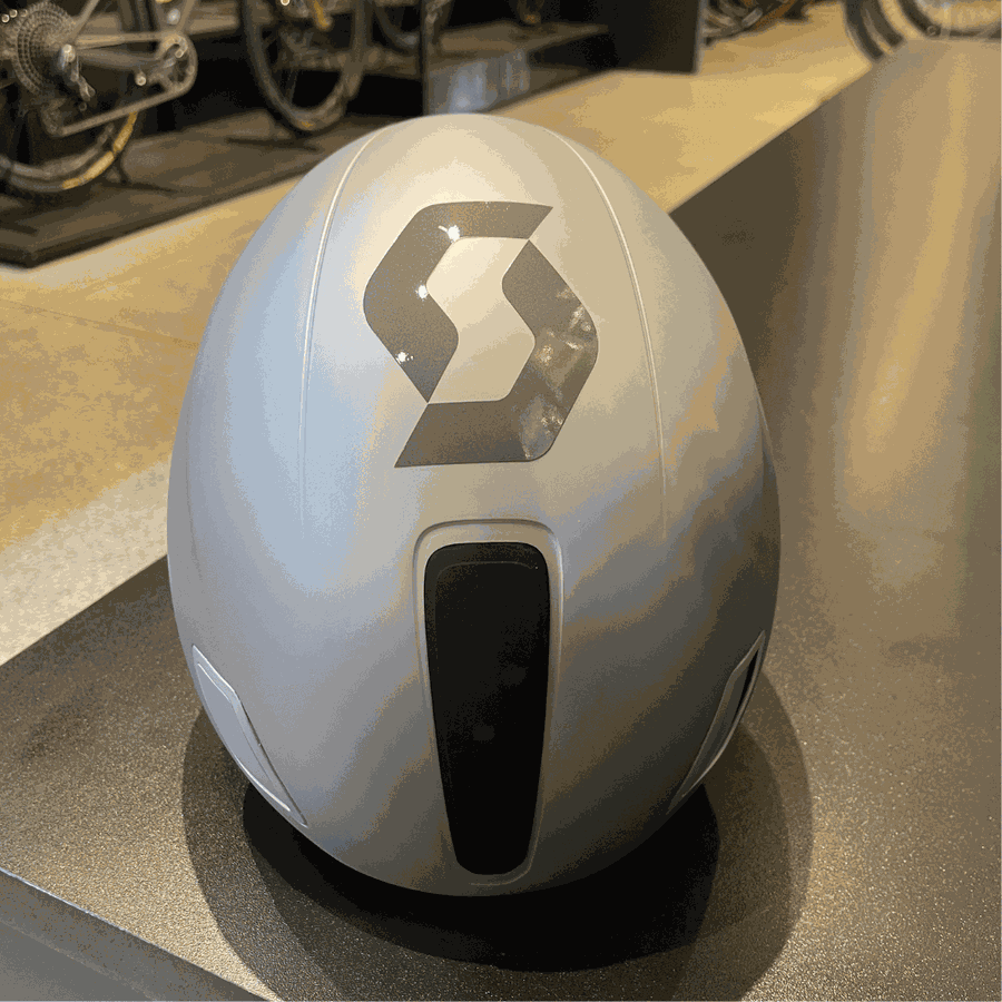 Capacete Scott Split Plus Triathlon Prata