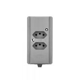 TOMADA BARRA NBR 3P 20A(2x)DUPLA PRETA INTERNEED