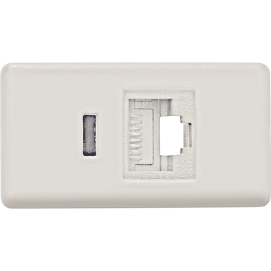 MÓDULO TRAMONTINA TOMADA PARA INTERNET RJ45 REF. 57115/056 BRANCO