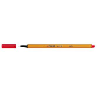 CANETA MICROLINE 0,4MM - VERMELHO - UN - COMPACTOR