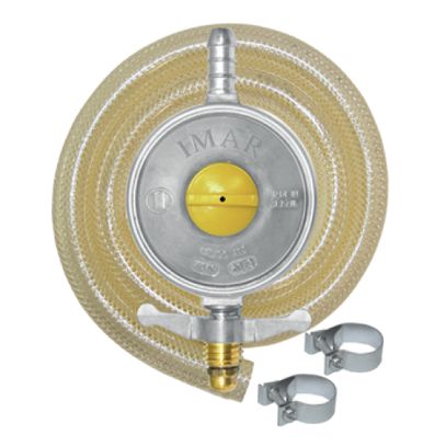 REGULADOR GAS C/MANG 1,25m 2Kg/h 2000/05 IMAR