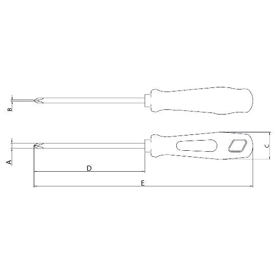 CHAVE PHILLIPS 10 X 200 TRAMONTINA PRO REF. 44165/050
