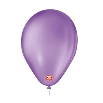 BALAO 6,5 LISO BASIC C/50  - ROXO - UN - SAO ROQUE