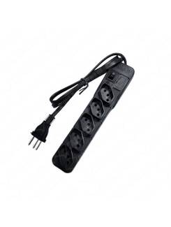 FILTRO DE LINHA 5 TOMADAS 10A 2P+T 1M - 20301005111 - PRETO - UN - FIOLUX