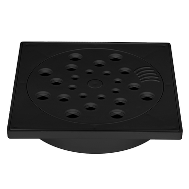 CONJUNTO DE GRELHA PRETA COM FECHO ROTATIVO 10 CM