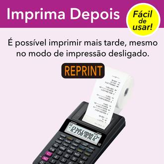 CALCULADORA MESA C/BOB 12 DIG HR-8RC - PRETO - UN - CASIO