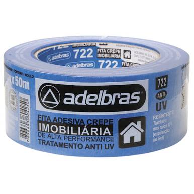 FITA CREPE ADELBRAS AZUL 48 MM X 50 M