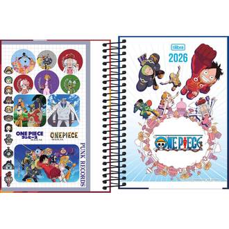 AGENDA ESPIRAL ONE PIECE M4 - DIARIA - 393878 - UN - TILIBRA
