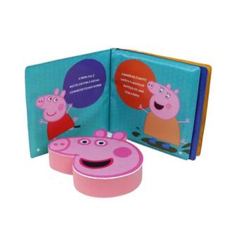 LIVRO DE BANHO PEPPA PIG - C/ESPONJA - UN - CIRANDA CULTURAL