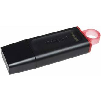 PEN DRIVE 256GB EXODIA DTX - USB 3.2 - PRETO - UN - KINGSTON
