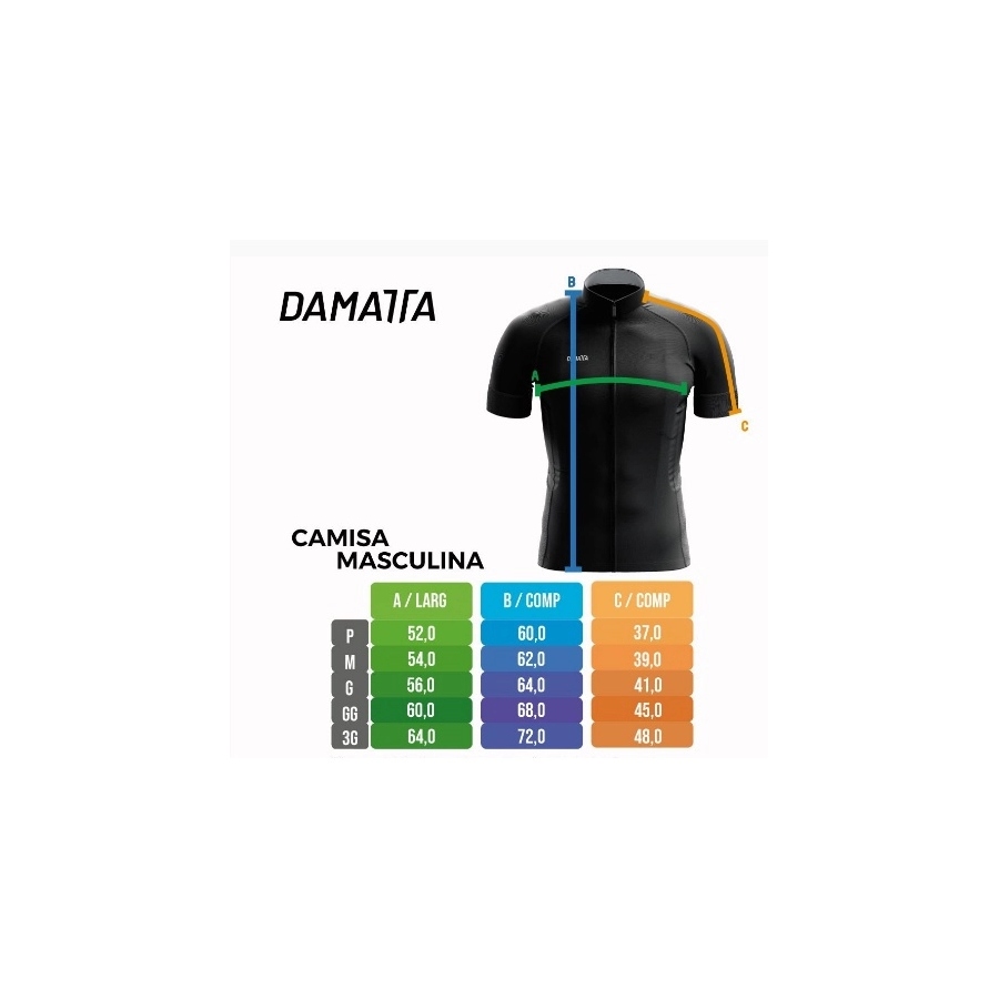 Camisa Damatta Bike Retro Cinza e Azul