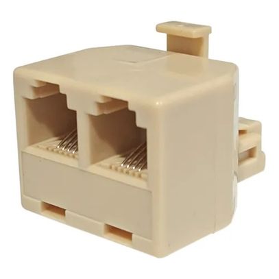 CONECTOR TEL ADAPT RJ11 2x1 MISTER
