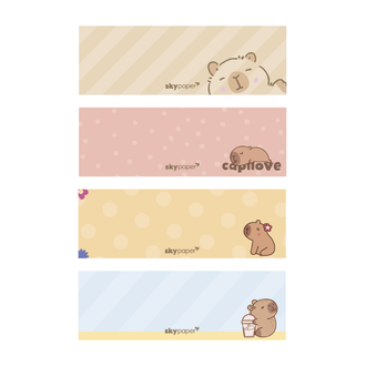 BLOCO ADESIVO CAPIVARA C/5 - CP2102 - UN - SKYPAPER