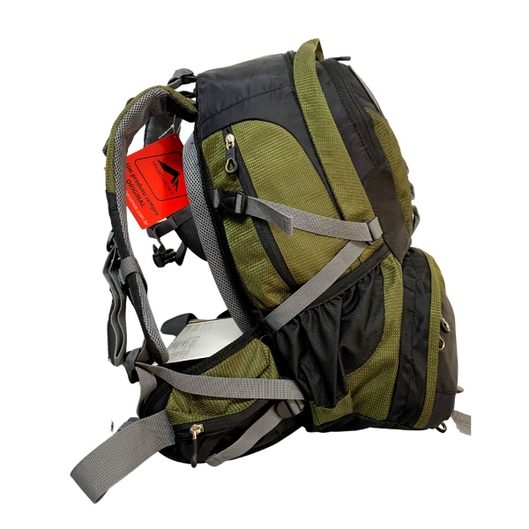 MOCHILA CRAMPON 40 TRILHAS E RUMOS VERDE/PRETO PONTILHADO