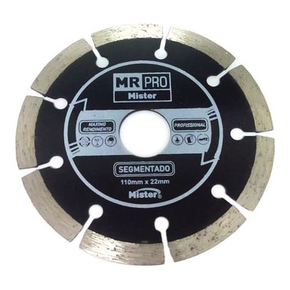 DISCO DIAMANTADO MRPRO 110mm SEGMENTADO MISTER