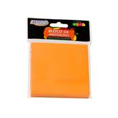 BLOCO ANOTACOES SMART NOTES 100F - 76X76 - BA7672 - LARANJA NEON - UN - BRW