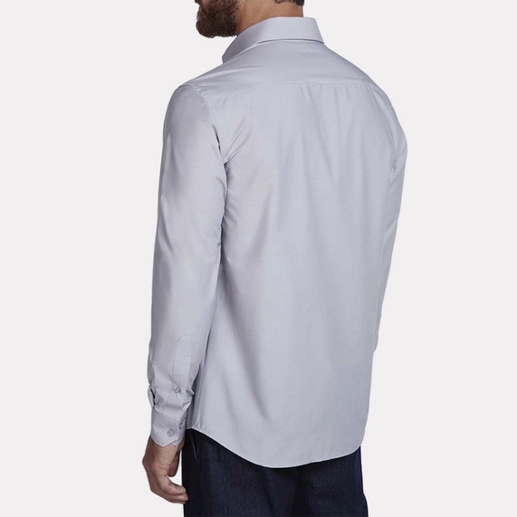 CAMISA CASUAL ML CINZA 02 55225