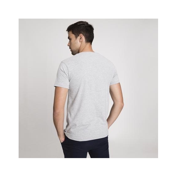 CAMISETA BASICA DEC V M/C CINZA 54326