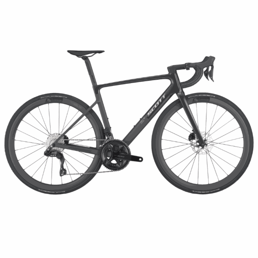 Bicicleta Scott Addict RC 30 Preto Carbono Aparente