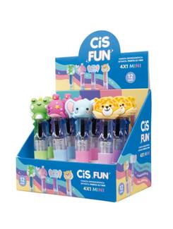 CANETA ESFER FUN MINI 4X1 - 58390 - DPL 12 - CIS