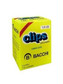 CLIPS GALVANIZADO N.1/0 C/100  - PCT 25 - BACCHI