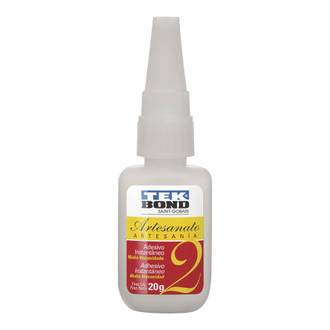 COLA ADESIVA INSTANTANEA N2 ARTESANATO - 20G - UN - TEKBOND