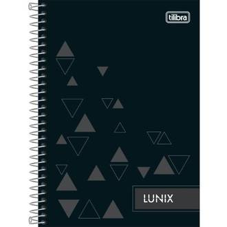 CADERNO 1/4 ESPIRAL CAPA DURA 80FLS - LUNIX - PCT 4 - TILIBRA