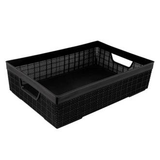 CESTO ORGANIZADOR JUTA A3 11,5L - 3181 - PRETO - UN - JAGUAR