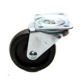 RODIZIO MESA ZINC 52mm PRETO BASIFLEX