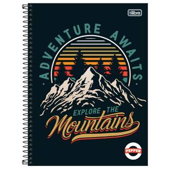CADERNO UNIV CAPA DURA 1X1 80FLS - PEPPER - UN - TILIBRA